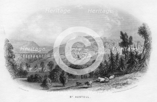 'St Austell', 1860. Artist: Unknown