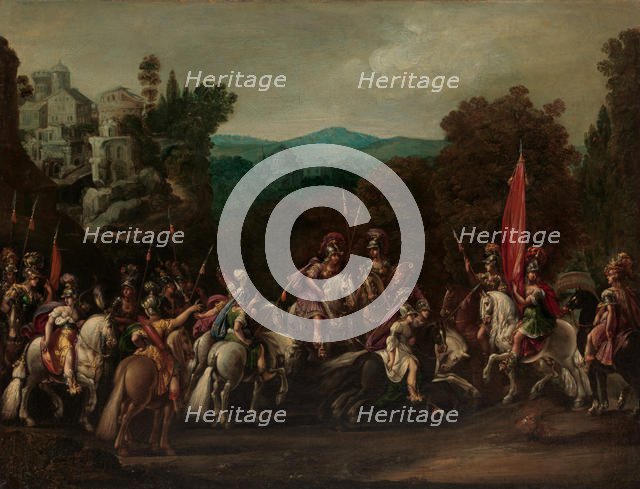 Departure of the Amazons, 1620s. Creator: Claude Deruet.