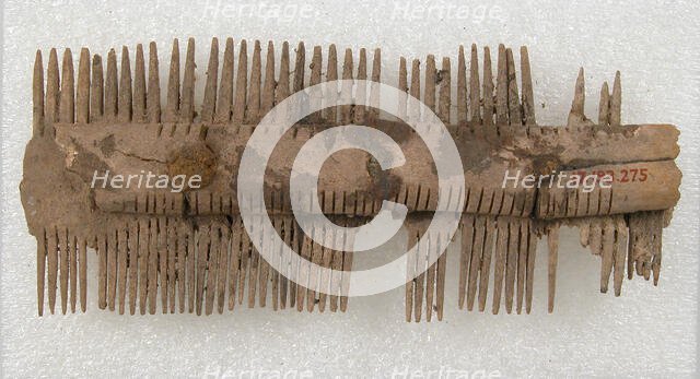 Double-Sided Comb, Frankish, 7th century. Creator: Unknown.