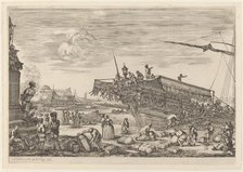 Loading a Ship, probably c. 1654/1655. Creator: Stefano della Bella.