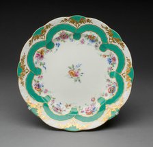 Plate, Sèvres, 1758/59. Creator: Sèvres Porcelain Manufactory.