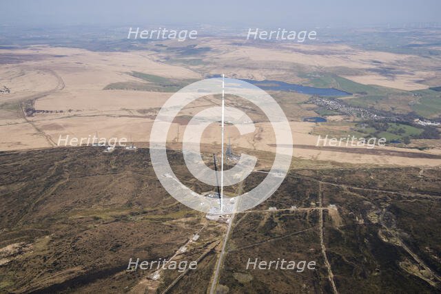 Winter Hill television transmitter, Lancashire, 2019. Creator: Historic England.
