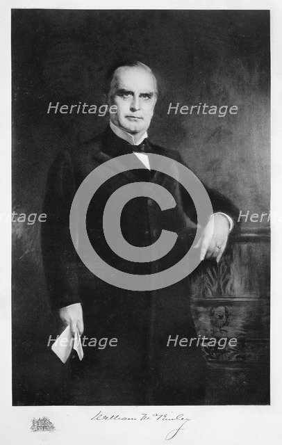 William McKinley, 25th President of the United States, 19th century. Artist: Unknown