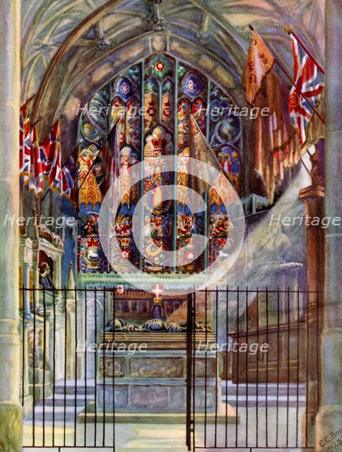 The Warriors' Chapel, Canterbury Cathedral, Kent, 1924-1926.Artist: EC Boon