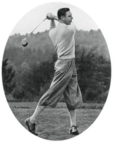The Duke of York playing golf in 1934, (1937). Artist: Unknown