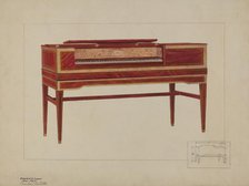 Piano, c. 1937. Creator: Edward L Loper.