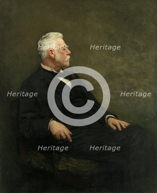 Portrait of Heinrich Liebieg, c1896-1899. Creator: Charlemont, Eduard (1848-1906).
