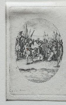 The Mysteries of the Passion: The Carrying of the Cross. Creator: Jacques Callot (French, 1592-1635).