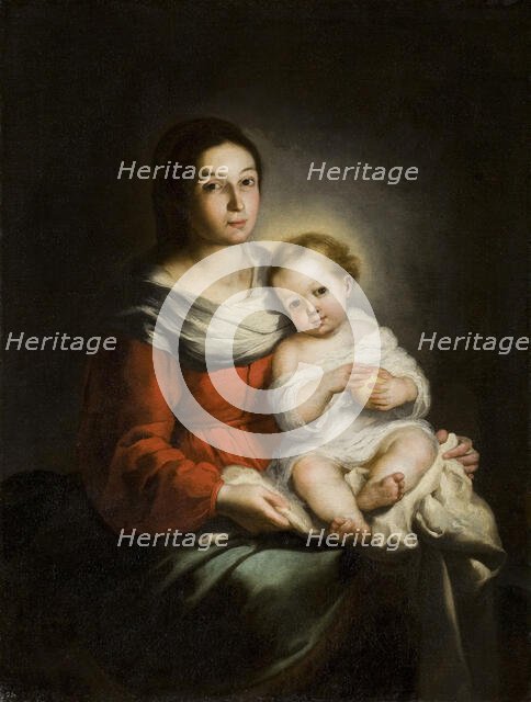 Virgin and Child, c. 1650. Creator: Murillo, Bartolomé Estebàn (1617-1682).