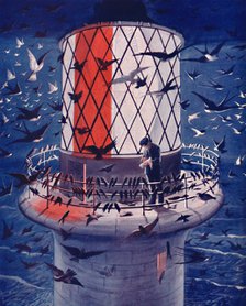 'Migrant Birds Visit the Lighthouse', 1935 . Artist: Unknown.