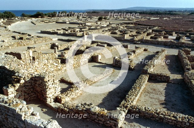 Ruins, Kerkouane, Tunisia, 4th-3rd Century BC. Artist: Unknown