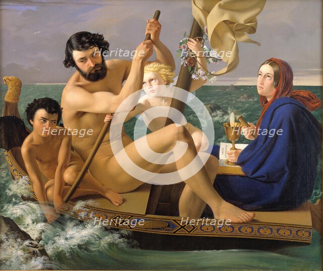 Manhood. From the series: The Four Ages of Man, 1840-1845. Creator: Ditlev Blunck.