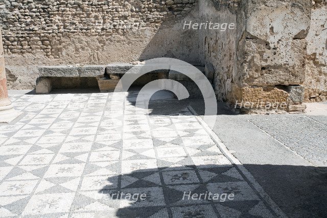 The Winter Baths at Thuburbo Majus, Tunisia. Artist: Samuel Magal