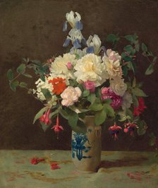 Vase of Flowers, 1875. Creator: George Cochran Lambdin.