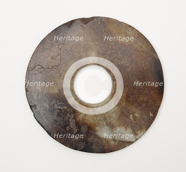 Disk (bi), Han dynasty, 206 BCE-220 CE. Creator: Unknown.
