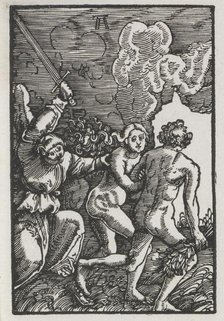 The Fall and Redemption of Man: The Expulsion from Eden, c. 1515. Creator: Albrecht Altdorfer (German, c. 1480-1538).