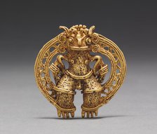 Figure Pendant, c. 1000-1550. Creator: Unknown.