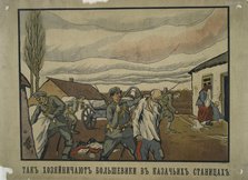 How the Bolsheviks Punish Villages,  1915 - 1925. Creator: Unknown.