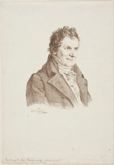 Portrait of the Engraver Baquoy, c. 1820. Creator: Andre Dutertre.