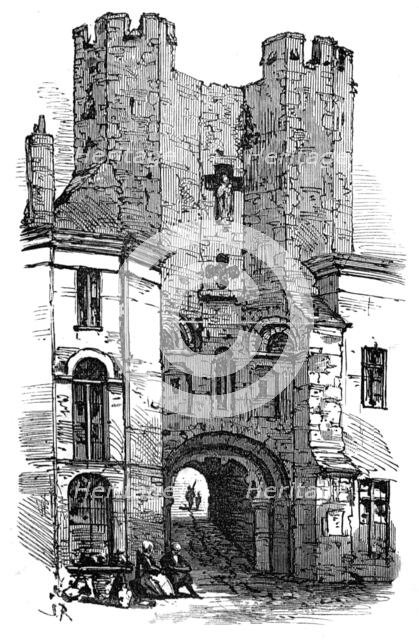 Castle of the Counts of Flanders, Ghent, 1872. Creator: Unknown.