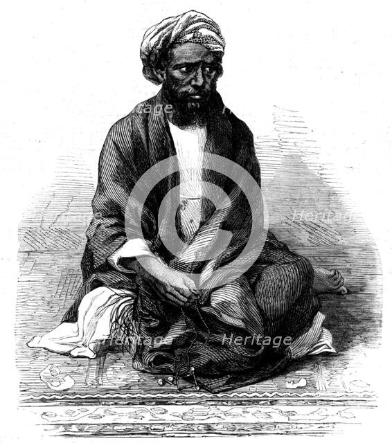 Indian rebel, Zahoor-ool-Hoosein, recently captured, 1862. Creator: Unknown.