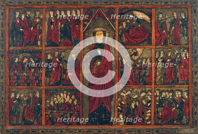 Saint Ursula with Scenes from her Life. Artist: Master of Bierge (active ca 1285-1300)