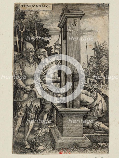 Titus Manlius, c.1535. Creator: Pencz, Georg (1500/02-1550).