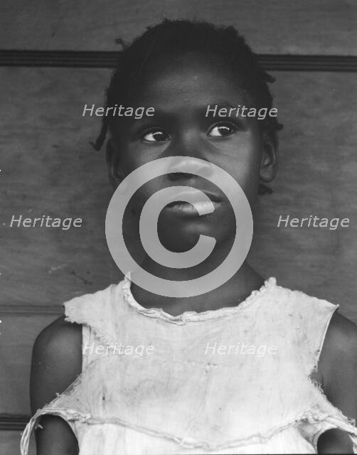 Negro girl, Hill House, Mississippi, 1936. Creator: Dorothea Lange.