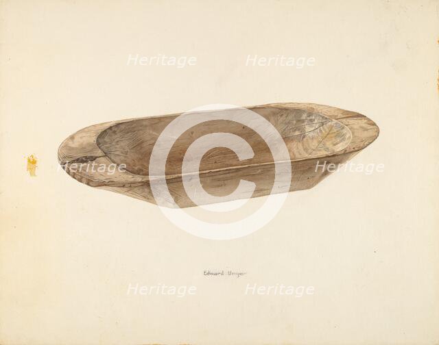 Butter Tub, c. 1939. Creator: Edward Unger.