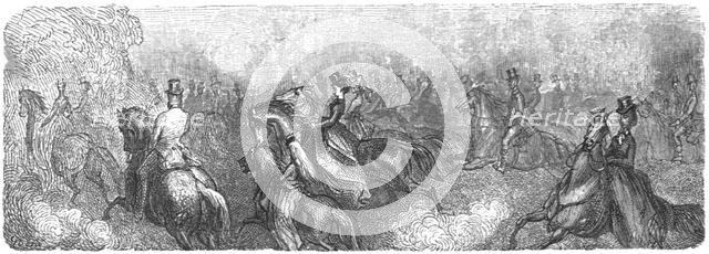 'A Morning Ride', 1872. Creator: Gustave Doré.