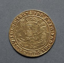 Sovereign of Twenty Shillings (reverse), 1550-1553. Creator: Unknown.