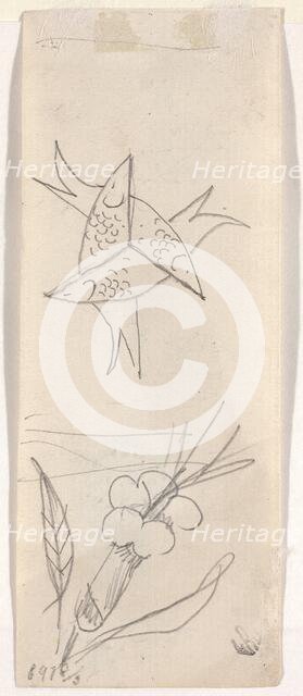 Sheet of Sketches [verso], late 19th century. Creator: Beatrix Godwin Whistler.