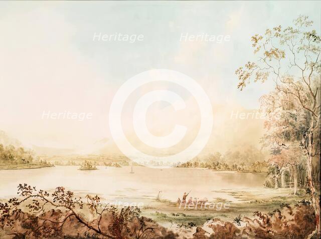 Derwent Water, 1793. Creators: Unknown, Paul Sandby.