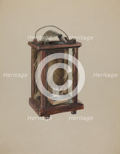 Lantern, c. 1937. Creator: Ralph Atkinson.