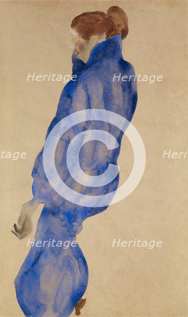 Woman in the blue dress, 1911.