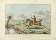 Facing a Brook, plate five from Indispensable Accomplishments, published June 24, 1811. Creator: Robert Frankland.