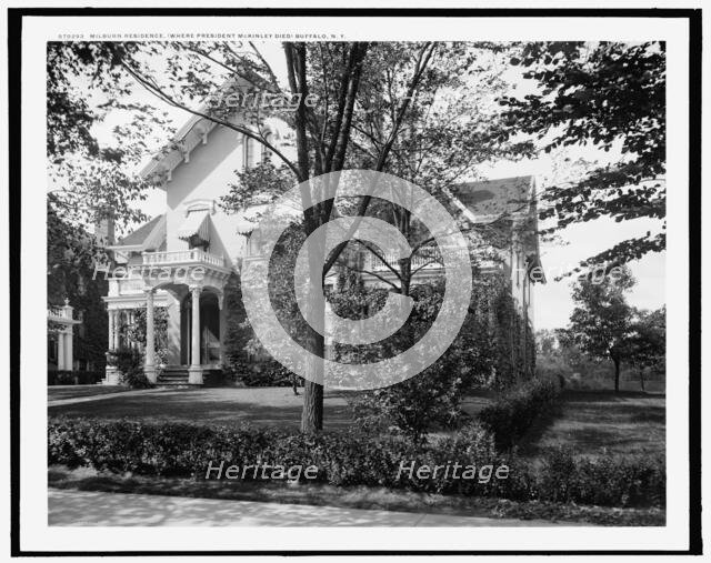 Milburn Residence (where President McKinley died), Buffalo, N.Y., c1908. Creator: Unknown.