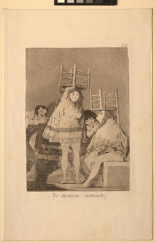 Caprichos: Theyve Already Got a Seat (i.e. bottom). Creator: Francisco de Goya (Spanish, 1746-1828).