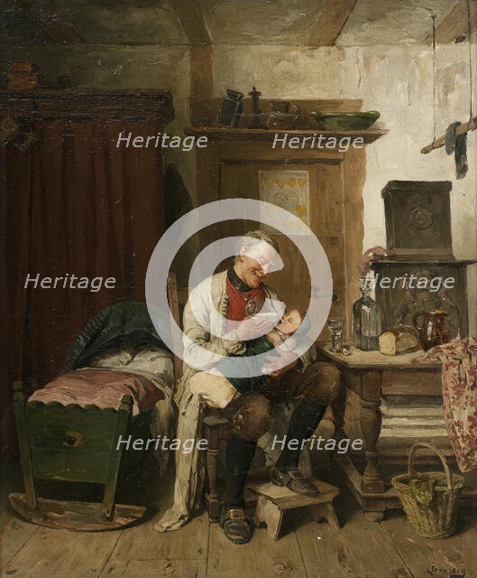 Grandfather, mid-late 19th century. Creator: August Jernberg.