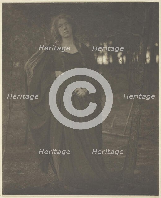 Untitled [woman in the woods], 1901/05.  Creator: Clarence H White.