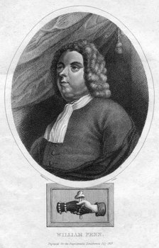 'William Penn, founded the Province of Pennsylvania', 1823. Artist: Chapman & Co