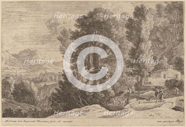 Landscape with Laundresses. Creator: Herman van Swanevelt.