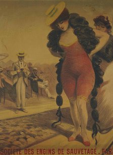 Société des Engins de Sauvetage-Paris, c1900. Creator: Chéret, Jules (1836-1932).