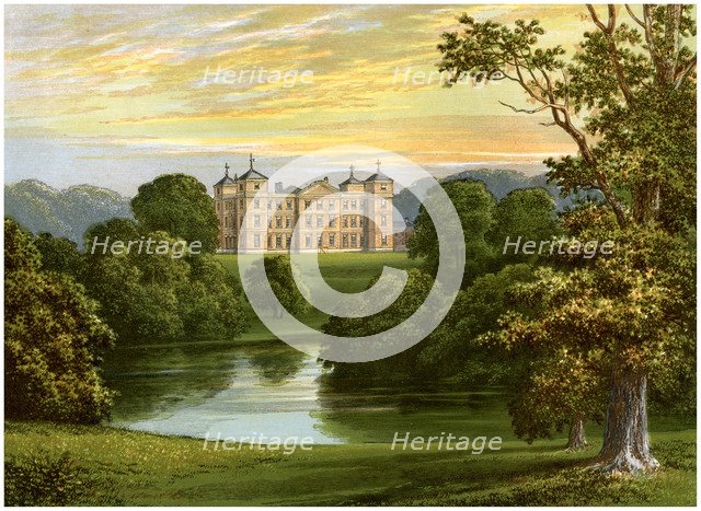 Kimberley Hall, Norfolk, home of the Earl of Kimberley, c1880. Artist: Unknown