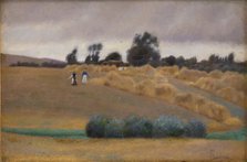 Harvest, 1887. Creator: Fritz Syberg.