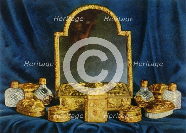 'Silver-Gilt Toilet Service', 1938. Creator: Unknown.