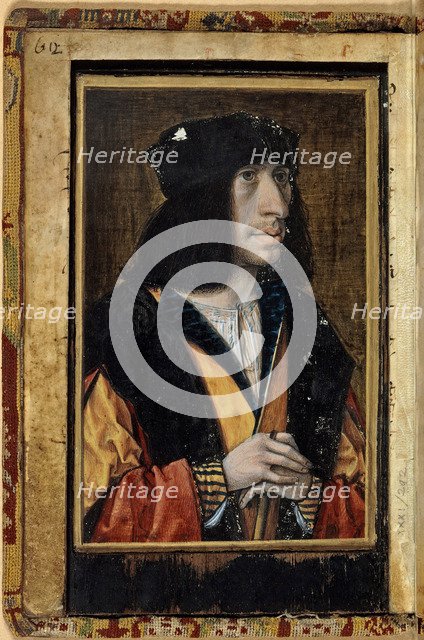 Portrait of Charles VIII of France.