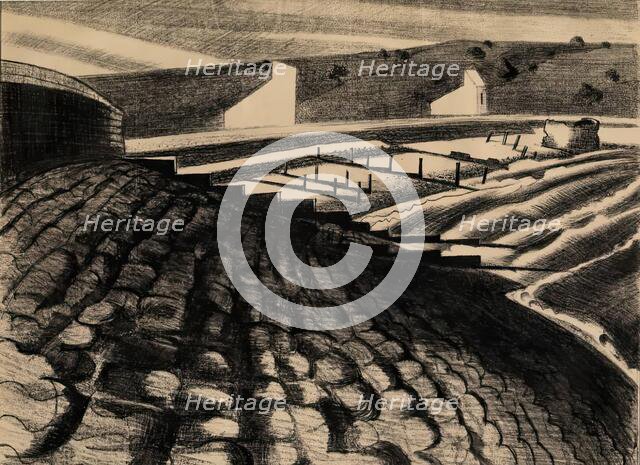 Dymchurch - The Strange Coast, 1920. Creator: Paul Nash.