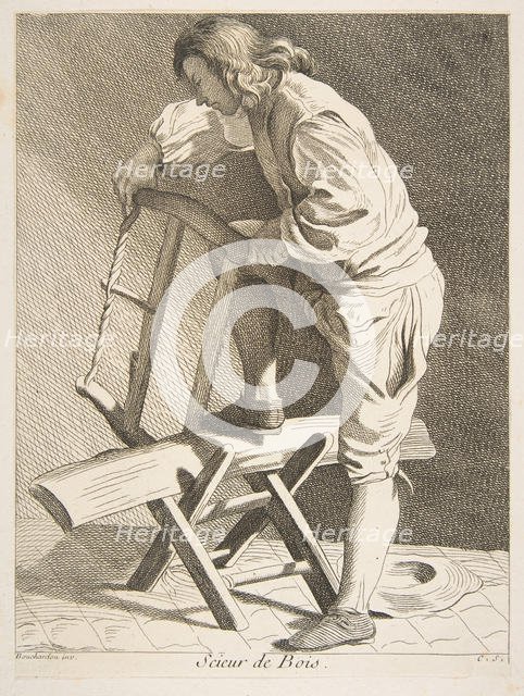 Wood Cutter, 1742. Creator: Caylus, Anne-Claude-Philippe de.