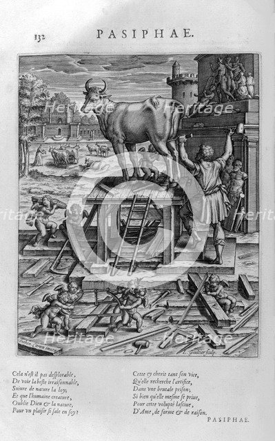 'Pasiphae', 1615. Artist: Leonard Gaultier